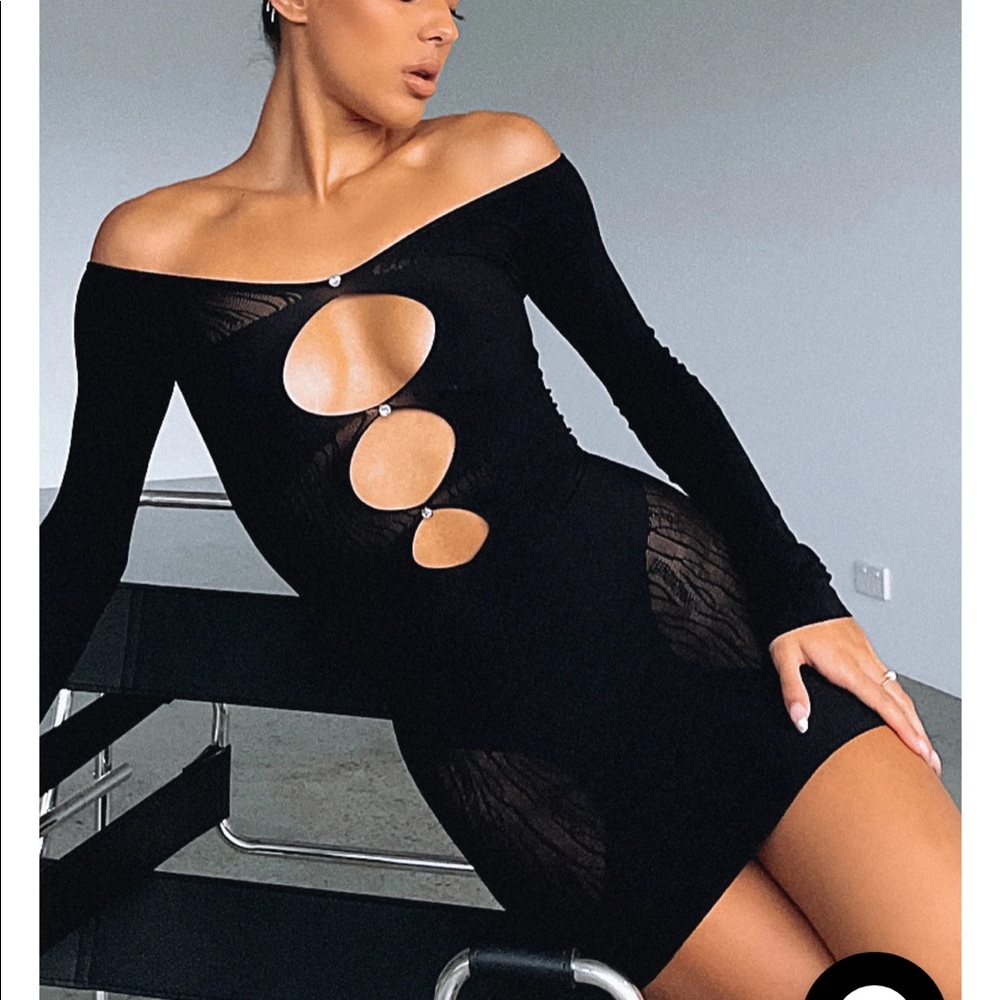 Black Poster Girl Dress